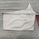 superdown  Lydia White One Shoulder Crop Top & Tulip Hem High Low Maxi Skirt S Photo 11