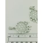 Judith Ripka  925 Sterling Silver CZ Diamonique Dangle Drop Earrings Signed Photo 3