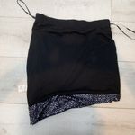 Theory  Hailey Skirt Black Metallic Sequin Asymmetrical Hem Photo 9
