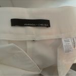Amanda & Chelsea  Wide Leg Modern Fit White Pants Size 12 Ankle Crop Photo 2