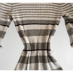 Pink Rose Vintage Y2K 90s Fitted Gray Black Scoop Neck Sweater Preppy Tween Academia L Photo 7