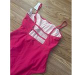 Cupshe Square Neck Pink One Piece Swimsuit Size Medium Photo 5
