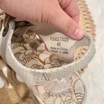 Fly London  Ylva Ice Blue Perforated Leather Platform Wedge Sandals EU40 / US10 Photo 9