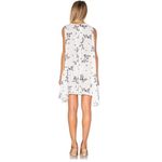 Free People  Snap Out of It White Floral Swing Mini Dress Tunic Medium Photo 16