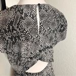 Babaton ARITZIA ‎ Hamptons Mini Dress Snake Print Size 6 Photo 6