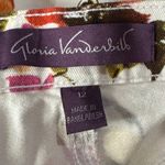 Gloria Vanderbilt SZ 12 Amanda Jean Shorts Floral Stretch Zip-Fly Pocket Hi-Rise Photo 6