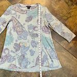 Multiples  Paisley Wrap Tunic 3/4 Sleeve Blouse Small Photo 4
