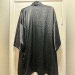 Victoria's Secret Victoria Secret Y2K Black Robe Photo 4