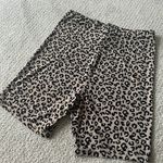 Forever 21 Soft Leopard Cheetah Print Biker Shorts Photo 1