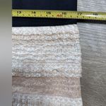 Free People Ivory &Tan Lace Mini Skirt with Lurex Gold Accent Fully Lined size M Photo 4