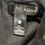 AQUA  Halter Jumpsuit Black Gold Polka‎ Dot Bloomingdales Exclusive XS Photo 8