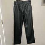 Pistola  Cassie Black Faux Leather High Rise Straight Leg Pants Women’s Size 27 Photo 5