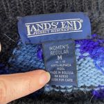 Lands' End Colorful Angora Wool Crew Neck Sweater Medium Photo 5