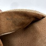 Toms Sienna Cork Wedge Sandals Crisscross Strap Classic Ankle Canvas Beige 12 Photo 7