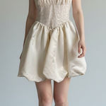 Romwe  Fairycore Retro Victorian Floral Jacquard Spaghetti Strap Dress Size S NWT Photo 0