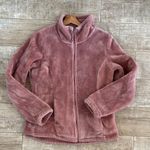 32 Degrees Heat  Pink Plush Faux Fur Full Zip Jacket Size S Photo 0
