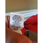 Dana Buchman  Women's size XS Red Geo Sleeveless Belted Dress Photo 10