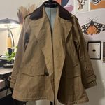 Dawei with Fabrique Limited Edition Cassian Short Trench Coat in Cotton Blend Tan Size undefined Photo 0