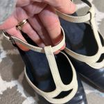 Aerosoles  Navy/Black and Cream Mary Jane Heels with Tapered Heel Photo 8