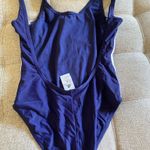 Adidas One-Piece Swimsuit Navy Scoop Back Photo 1