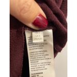 Free People  Babydoll Tunic Forever Your Girl Soft Knit Oversized Burgundy sz. S Photo 10