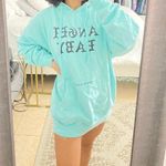 Urban Outfitters By Samii Ryan Angel Baby Light Blue Hoodie Photo 0