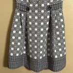 Robbie Bee A-line Geometrical Design Navy/White + Pink Lining Dress Sz 8 Photo 2