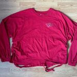 Disney Cruise Line Metallic Crop Red Spirit Jersey Size XL Photo 0