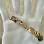 Vintage Chinese Green Stone Bracelet – Aventurine, Moss Agate, Amazonite & Unaki Photo 3