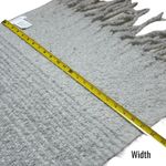 MER SEA Always by the Sea Gray Ombré Classic Capsule Cozy Wrap Scarf Fringed OS Photo 9