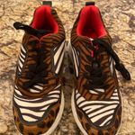 Material Girl Animal Stripe Low Rise Sneakers Photo 1