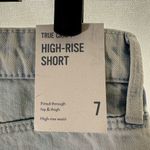 True Craft NWT Belk Denim Shorts High Rise Waist Jean Frayed Distressed 509 Photo 5