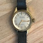 Bulova  Accutron Ladies Watch RARE Vintage 10KT RGP Case Silver Dial Photo 2
