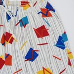 Vintage 90s Action Geometric Pattern Shorts Red Size M Photo 5