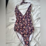 Veronica Beard  salis halter‎ floral one piece swimsuit Photo 2