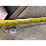 Owl Pendant Necklace & Earrings Set With Hidden Watch Silver Photo 5