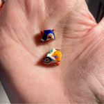 Vintage Italian Murano Moretti Millefiori Art Glass Beaded Necklace 30” *READ Yellow Photo 12