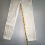 RE/DONE  • 90s High Rise Ankle Crop Jeans Vintage White Denim Sz 25 Photo 11