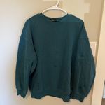 Teal Trendy Queen Sweatshirt Blue Size M Photo 3