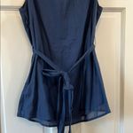 Yoana Baraschi  Navy Bow Detailing Waist Tie Sleeveless Blouse - Size 4 Photo 11
