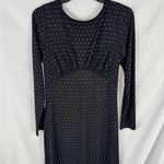 Michael Kors  Black and White‎ Long Sleeve Cowl Neck Dress Photo 4