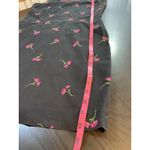 Amanda Smith Amanda‎ Smith Dress Women's 6 Black Pink Floral Flowers Embroidered Sleeveless Photo 12