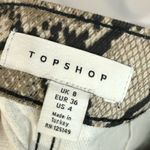 Topshop  Python Brown Cargo Mini Skirt 4 Photo 3