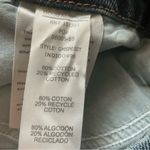 Good American  plus size indigo distressed frayed hem denim mini skirt sz 20 Photo 6