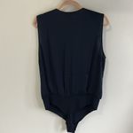 Favorite Daughter The Sleeveless Date Blouse Bodysuit Navy Size L Photo 5