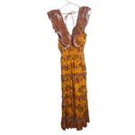 Love the Label Azalea Ruffled Midi Dress Sz. XS Orange Photo 5