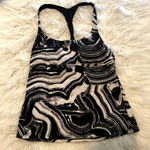 Nike  marble black white swirl tank top size medium Photo 0