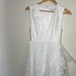 ONE33 Social embroidered tulle ruffle dress size 0 White Photo 10