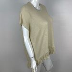 Michael Stars  Knit Poncho Fringe XS Boho Lightweight Layering Top Photo 1