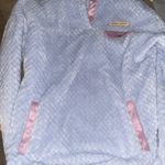 Simply Southern  blue fuzzy sweater size small Photo 4